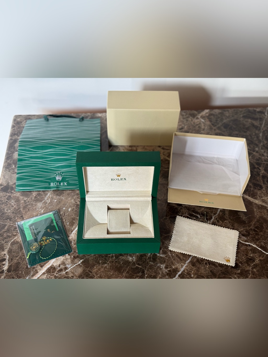 Rolex Watch Box And Accessories